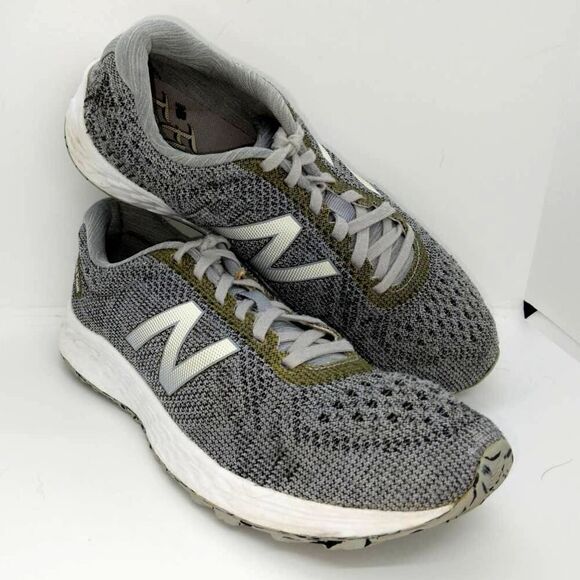 New Balance Knit Fresh Foam Women's Pre-owned Gray Running Sneakers - sz. 7 1/2 - Picture 1 of 6